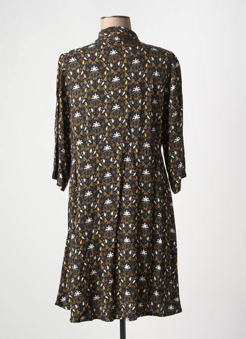 Robe mi-longue noir PAUL BRIAL pour femme