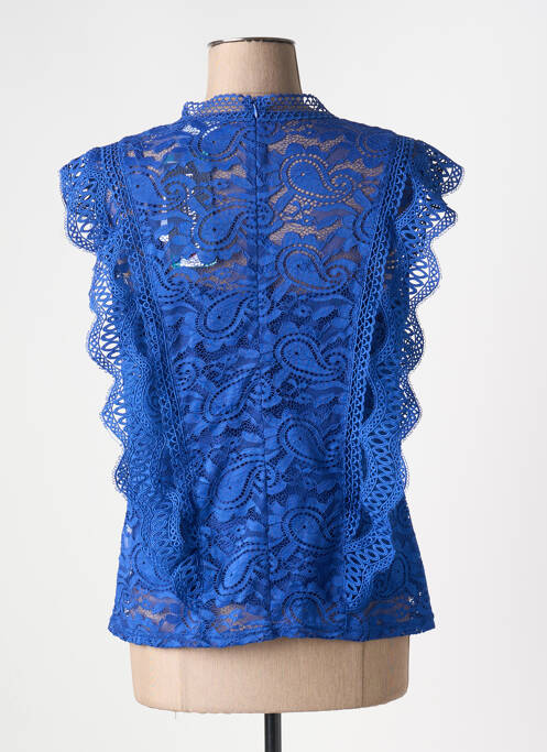 Top bleu FRANK LYMAN pour femme