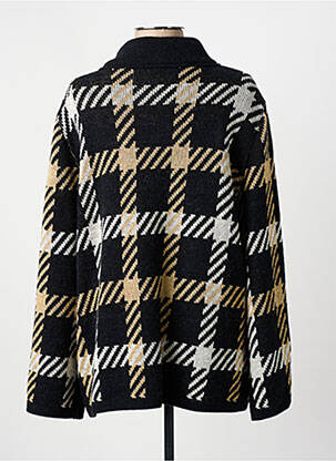 Gilet manches longues col rond noir TELMAIL femme