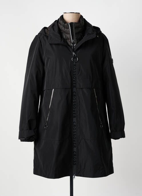 Parka finition intérieure doublée a capuche noir BETTY BARCLAY femme