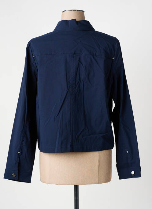Veste casual coupe droite bleu JULIE GUERLANDE femme
