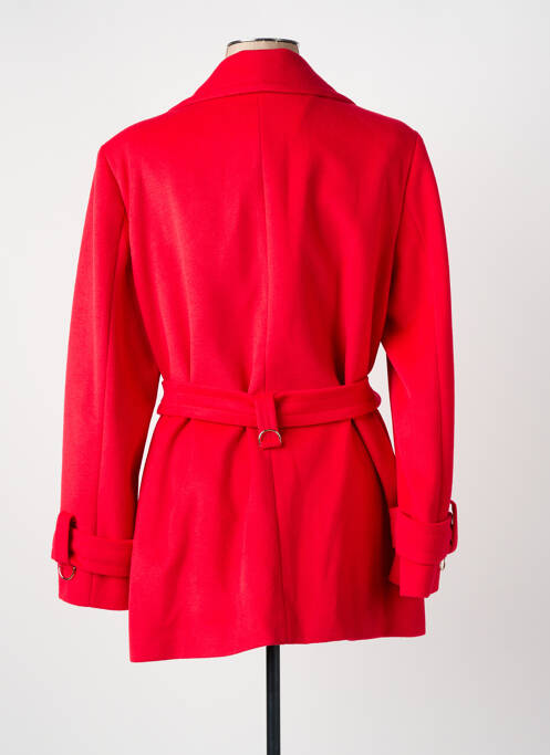 Manteau court rouge ESTEL COLLECTION femme