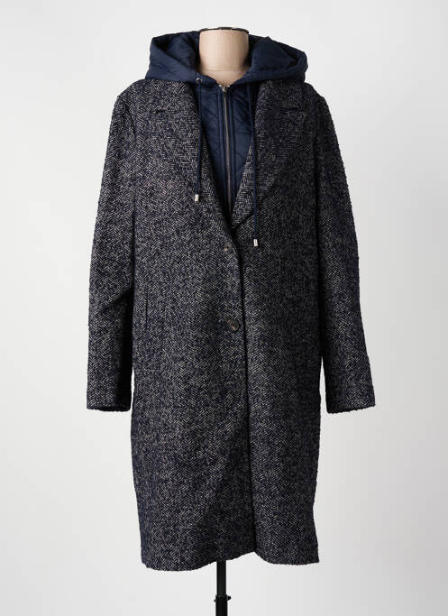 Manteau long bleu C'EST BEAU LA VIE femme