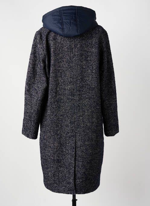 Manteau long bleu C'EST BEAU LA VIE femme