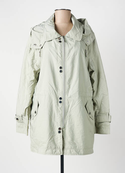 Trench vert CHRISTINE LAURE femme
