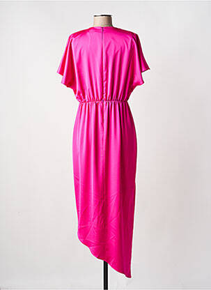 Robe longue manches courtes manches courtes rose JOSEPH RIBKOFF femme