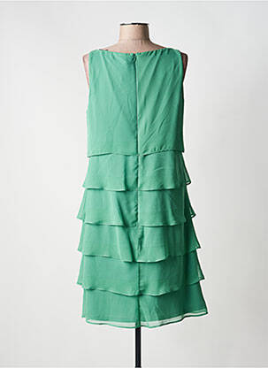 Robe mi-longue sans manche sans manche vert VERA MONT femme