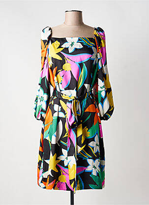 Robe mi-longue noir JOSEPH RIBKOFF femme