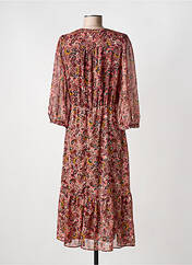 Robe mi-longue rose C'EST BEAU LA VIE femme seconde vue