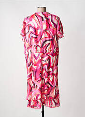 Robe mi-longue rose CHRISTINE LAURE femme seconde vue