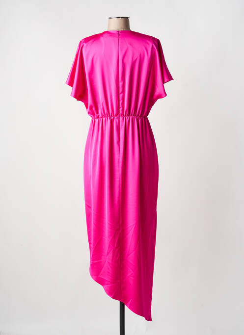 Robe longue manches courtes manches courtes rose JOSEPH RIBKOFF femme