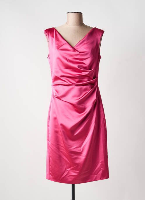 Robe mi-longue sans manche sans manche rose VERA MONT femme