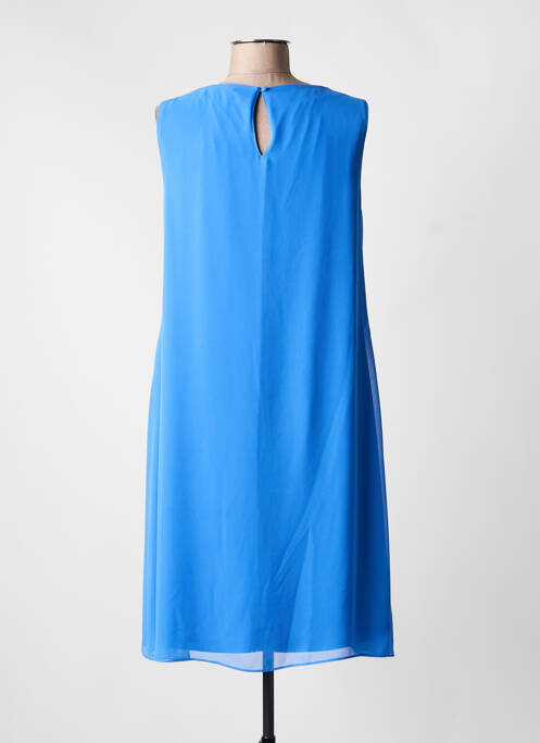 Robe mi-longue coupe fluide sans manche bleu BETTY & CO femme