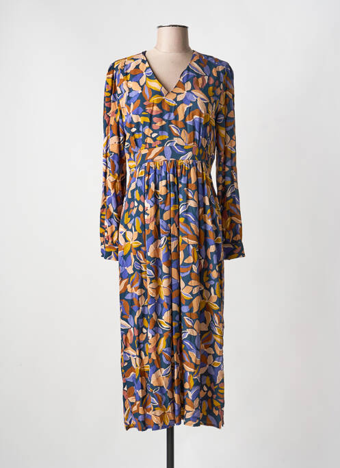 Robe longue bleu JULIE GUERLANDE femme