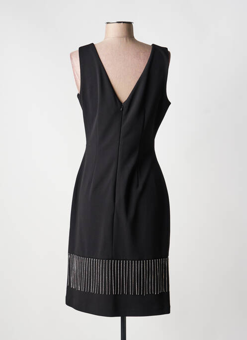 Robe mi-longue noir FRANK LYMAN femme