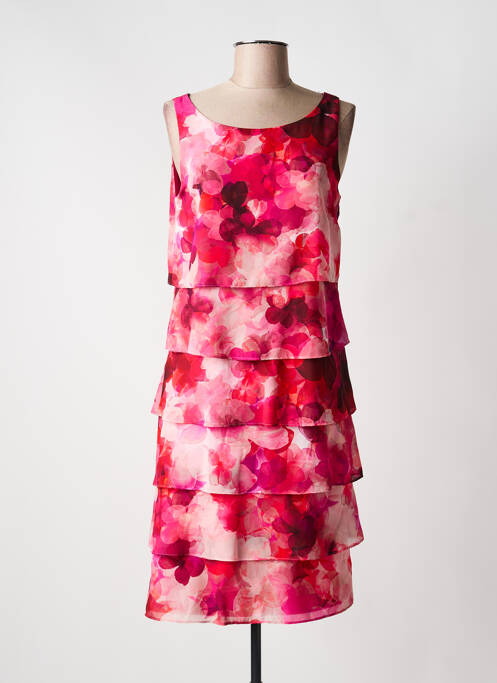 Robe mi-longue rose VERA MONT femme