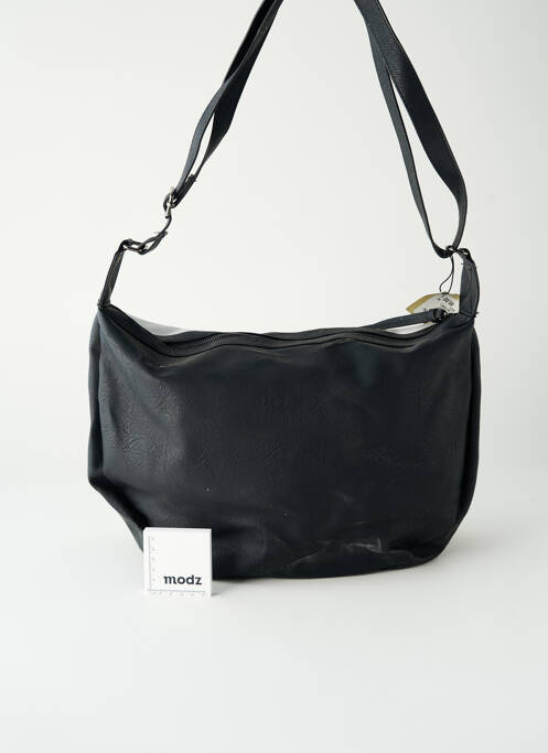 Sac multipoches forme besace noir KOTHAI femme