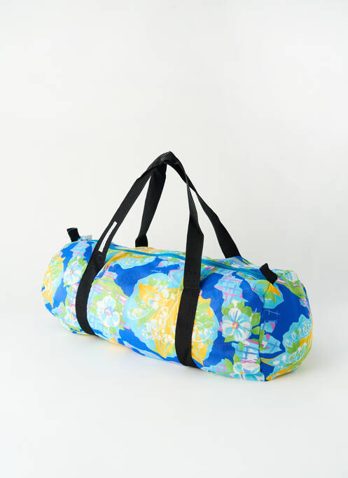 Sac fermeture zippée forme bowling bleu EUREKA femme