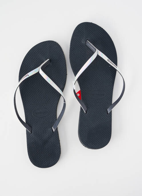 Tongs argent HAVAIANAS femme