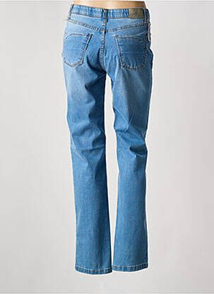 Jeans coupe droite broderie rivets taille normale bleu WALTRON femme