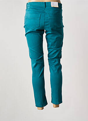 Pantalon slim tissage popeline taille normale vert BETTY BARCLAY femme