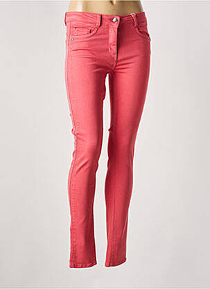 Pantalon slim stretch rose C'EST BEAU LA VIE femme