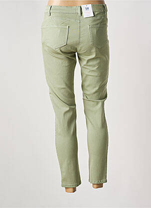 Pantalon slim stretch vert C'EST BEAU LA VIE femme