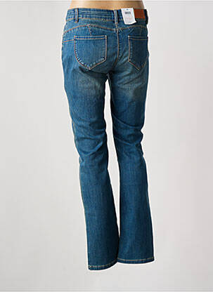 Jeans coupe droite stretch taille normale bleu C'EST BEAU LA VIE femme
