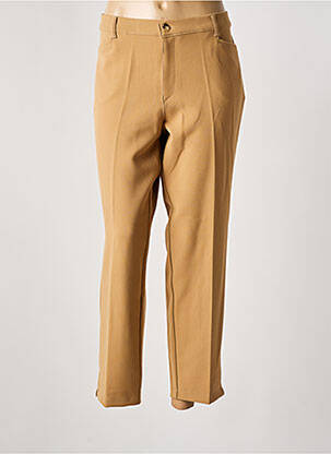Pantalon droit stretch taille normale marron WALTRON femme