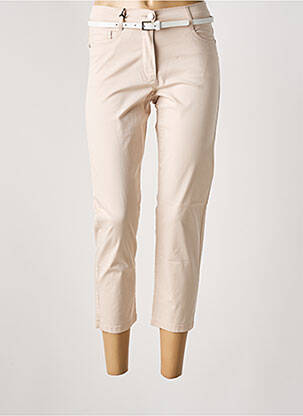 Pantalon 7/8 stretch taille normale beige BETTY BARCLAY femme