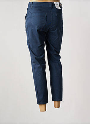 Pantalon 7/8 stretch taille normale bleu C'EST BEAU LA VIE femme