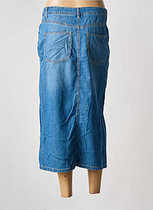 Jupe longue coupe droite bleu BETTY BARCLAY femme
