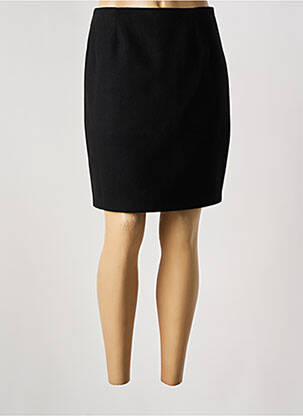 Jupe courte coupe droite noir ESTEL COLLECTION femme