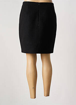 Jupe courte coupe droite noir ESTEL COLLECTION femme