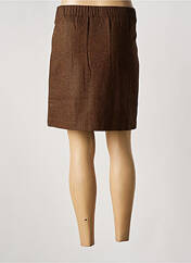 Jupe courte marron C'EST BEAU LA VIE pour femme seconde vue