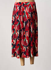 Jupe longue rouge C'EST BEAU LA VIE pour femme seconde vue