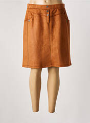 Jupe mi-longue marron GUY DUBOUIS pour femme seconde vue