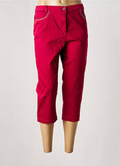 Pantacourt rose CHRISTINE LAURE pour femme seconde vue