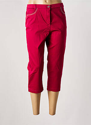 Pantacourt rose CHRISTINE LAURE pour femme