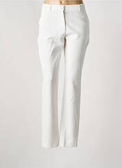 Pantalon droit blanc CHRISTINE LAURE pour femme seconde vue