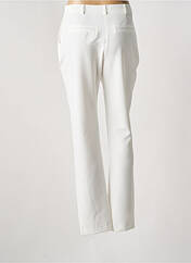 Pantalon droit blanc CHRISTINE LAURE pour femme seconde vue
