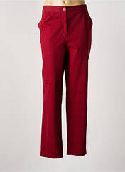 Pantalon droit rouge JULIE GUERLANDE pour femme seconde vue