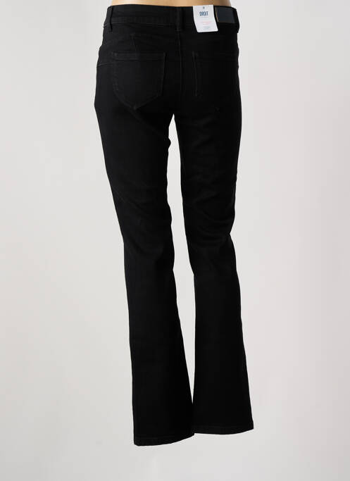 Jeans coupe droite noir C'EST BEAU LA VIE pour femme