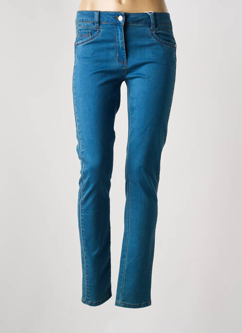 Jeans coupe slim bleu C'EST BEAU LA VIE pour femme