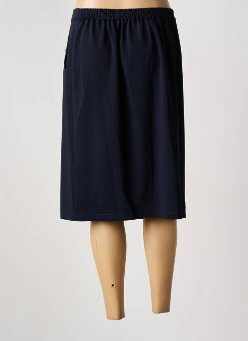 Jupe mi-longue bleu CHRISTINE LAURE pour femme