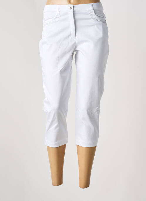 Pantacourt blanc CHRISTINE LAURE pour femme