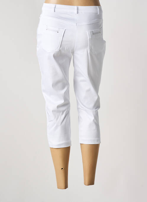 Pantacourt blanc CHRISTINE LAURE pour femme