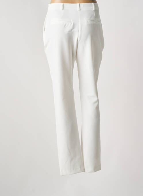 Pantalon droit blanc CHRISTINE LAURE pour femme