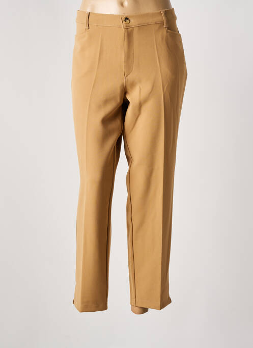 Pantalon droit marron WALTRON pour femme