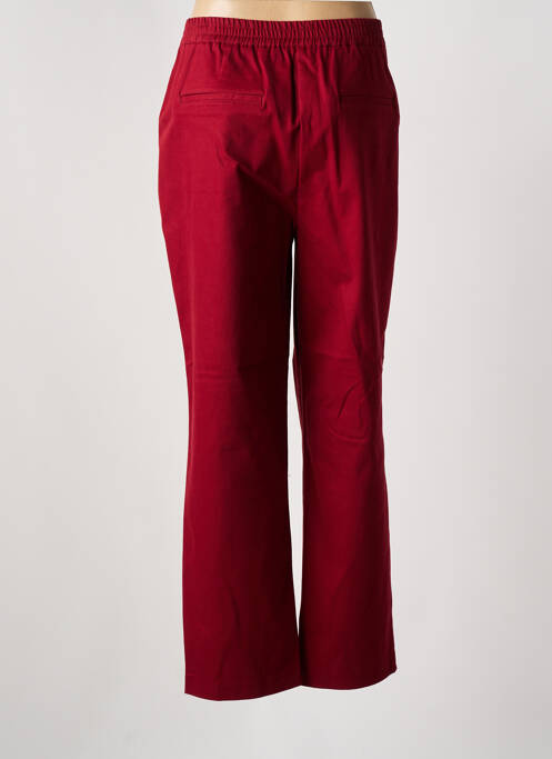 Pantalon droit rouge JULIE GUERLANDE pour femme